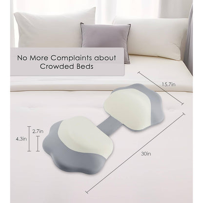 Adjustable Memory Foam Pregnancy Pillow with Cooling Washable Cover