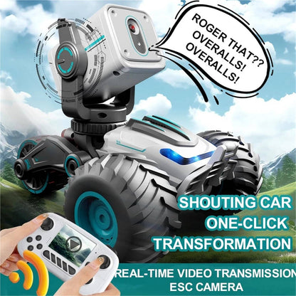 Wireless RC Drift Car with Camera, LCD Display and Rechargeable Battery