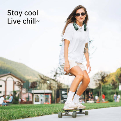 Portable Wearable Personal Neck Fan, Hands Free, 5 Speeds