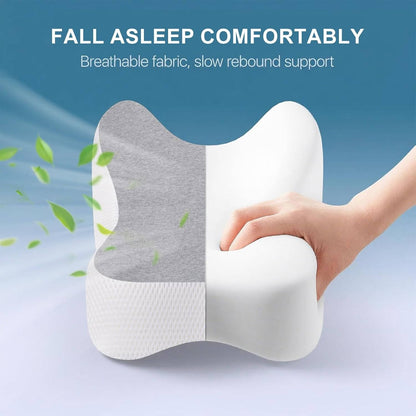 Adjustable Leg Pillow with Memory Foam for Knee and Side Sleep Comfort