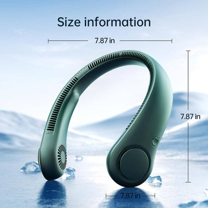 Portable Wearable Personal Neck Fan, Hands Free, 5 Speeds