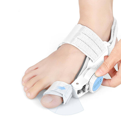 Adjustable Toe Support Brace with Knob System and Silicone Padding