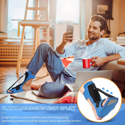 Foot Night Splint with Aluminum Bar for Plantar Fasciitis Support