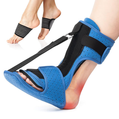 Foot Night Splint with Aluminum Bar for Plantar Fasciitis Support