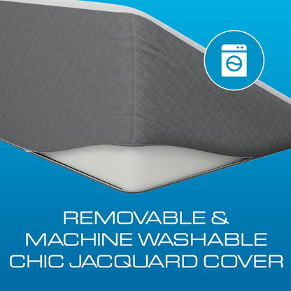 Wedge Pillow with Memory Foam and Washable Cover for Bed Support