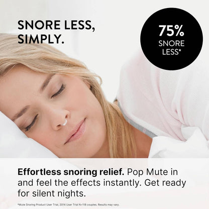 Reusable Nasal Dilator for Breathing and Snoring Support During Sleep, Set of 3