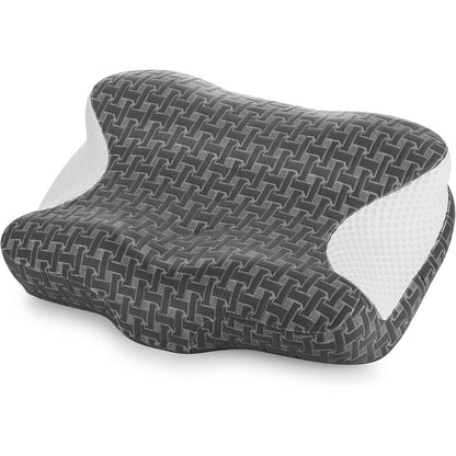 Adjustable Memory Foam Pillow with Neck Support for Side and Back Sleepers