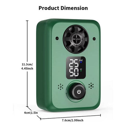 Ultrasonic Dog Bark Training Device with Rechargeable Battery and LED Screen