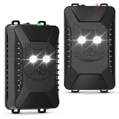 Car Pest Repellent with Ultrasonic Waves and LED Flashing Light, Set of 2