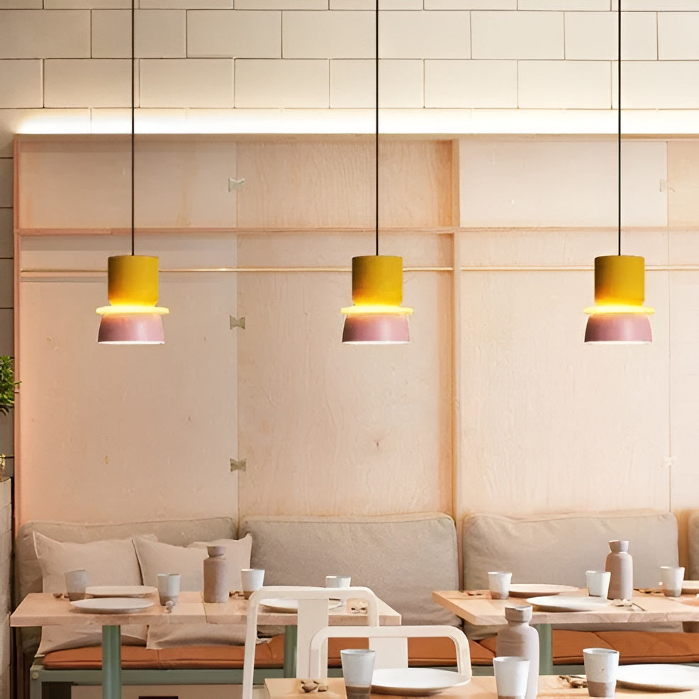 Macaron LED Pendant Light in Nordic Color Design