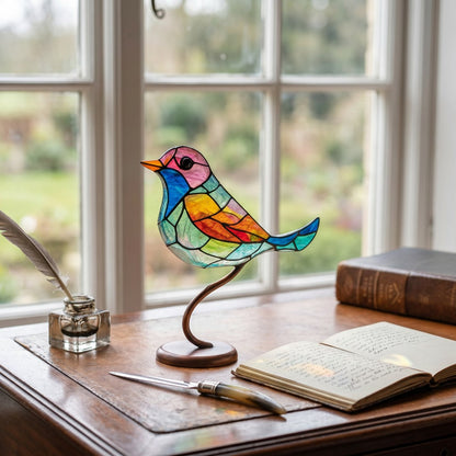 Light Reflecting Bird Window Ornament with Suction Attachment