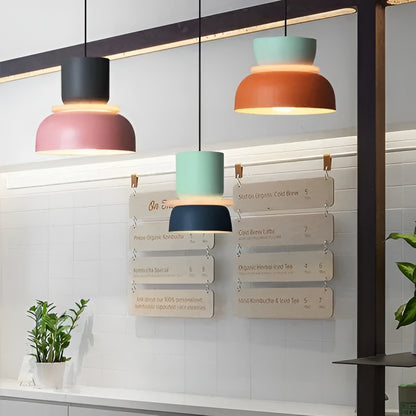 Macaron LED Pendant Light in Nordic Color Design