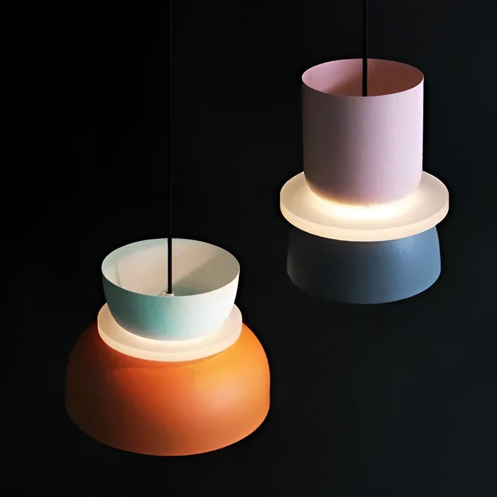 Macaron LED Pendant Light in Nordic Color Design