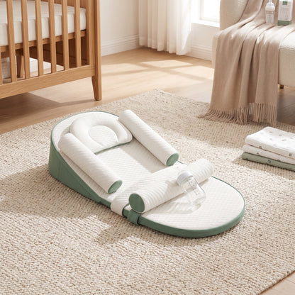 Infant Wedge Pillow with Memory Foam and Washable Cover for Reflux Support