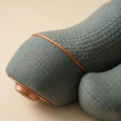 Heated Neck Massage Pillow with Adjustable Support and Vibration Modes