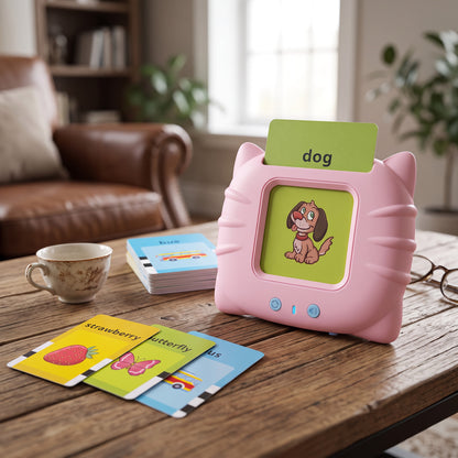 Audio Flash Card Reader with 224 Words and Repeat Function