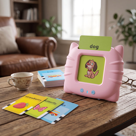 Audio Flash Card Reader with 224 Words and Repeat Function