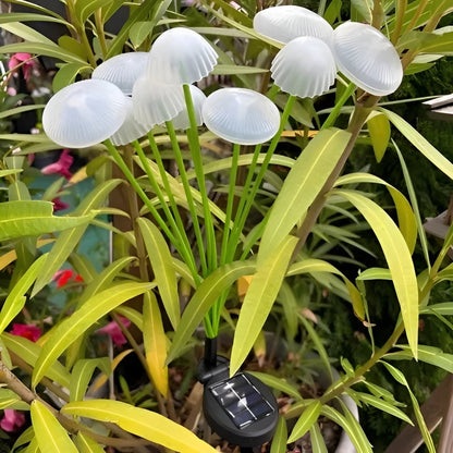 Solar RGB Jellyfish Garden Lights with Flexible Swaying Design