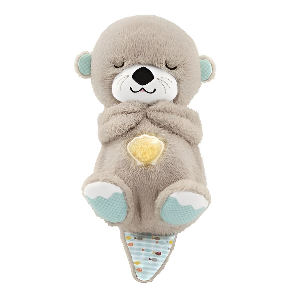 Battery Powered Plush Bear with Breathing and Sound Effects