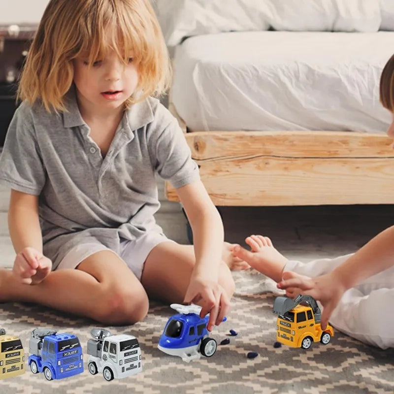 Calendar of 24 Colorful Pull Back Cars for Daily Racing Surprises Before Christmas