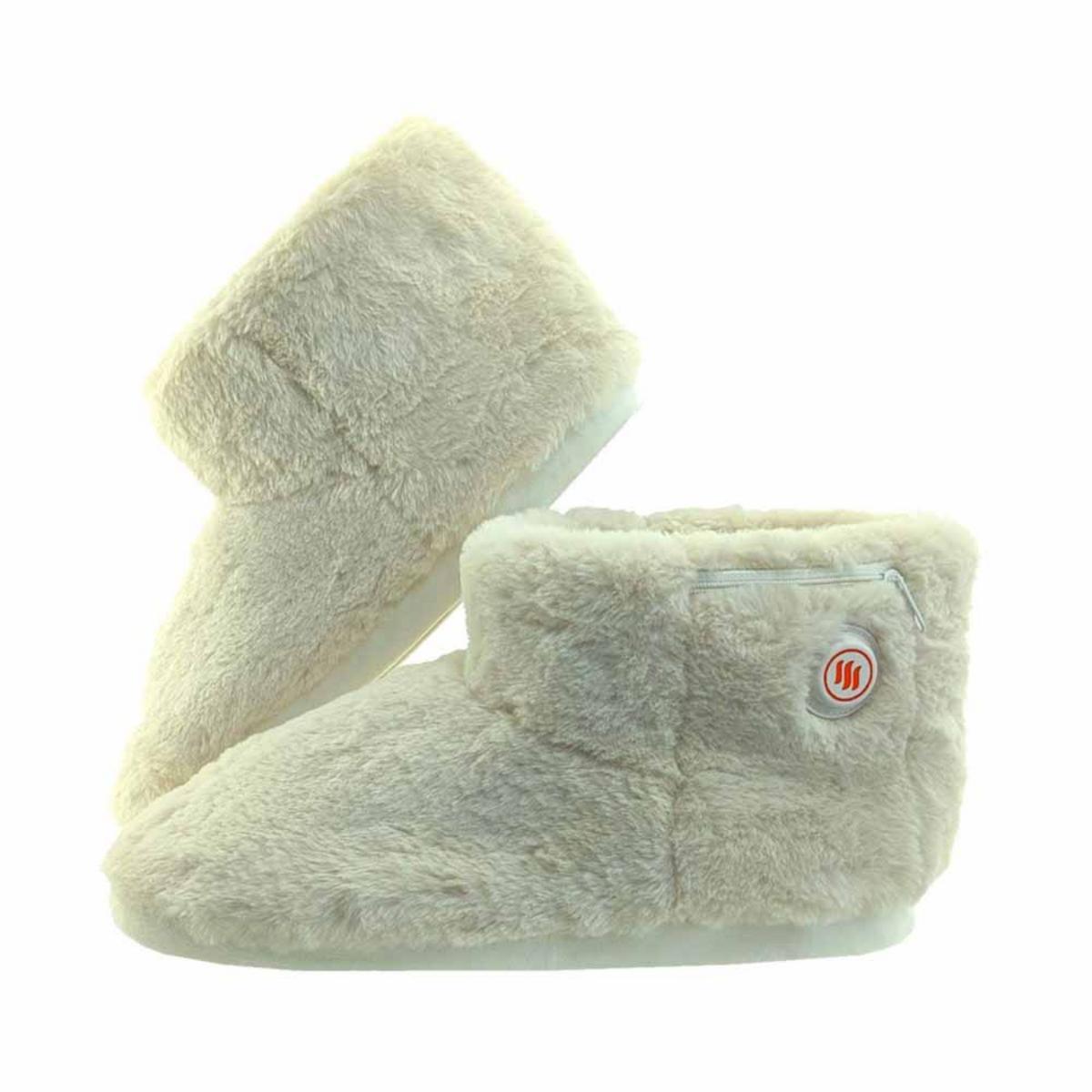 Battery Heated House Slippers with Carbon Fiber Heating and 3 Warmth Settings for Cold Floors