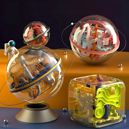 Kids 3D Labyrinth Puzzle Ball Toy, a STEM educational game for brain development and dexterity