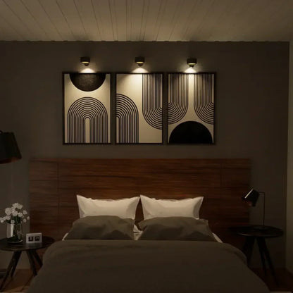 Rotatable Magnetic Wall Lamp with 360° Adjustment and 12-Hour Battery