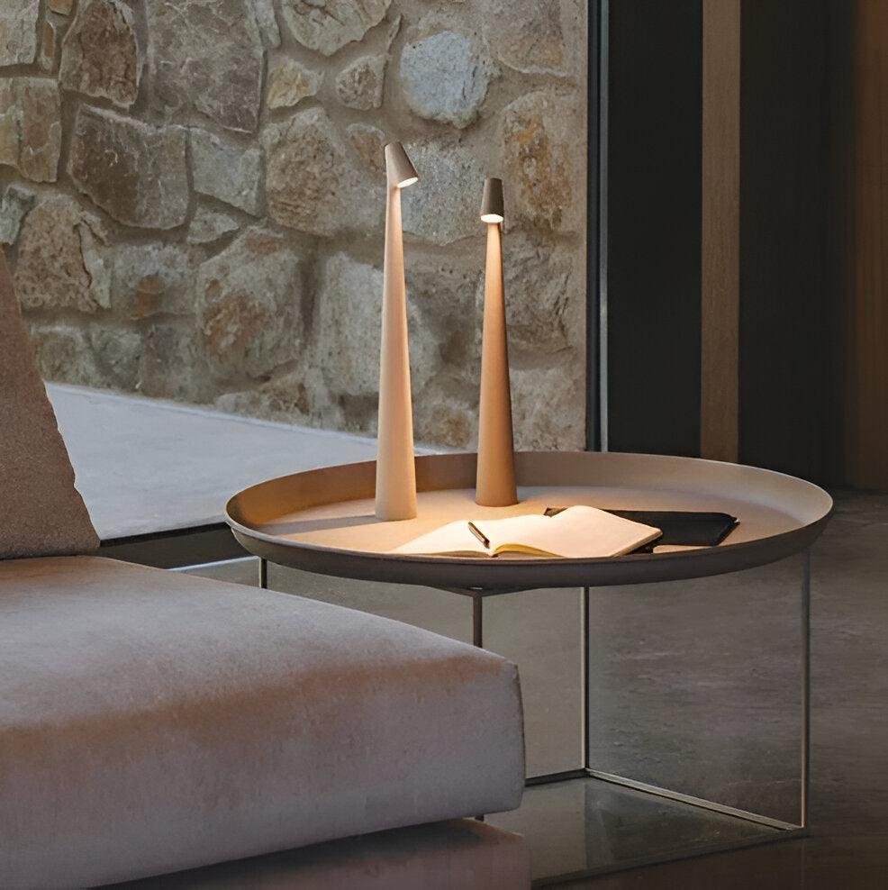 Wireless LED Table Lamp, Nordic Minimalist Design