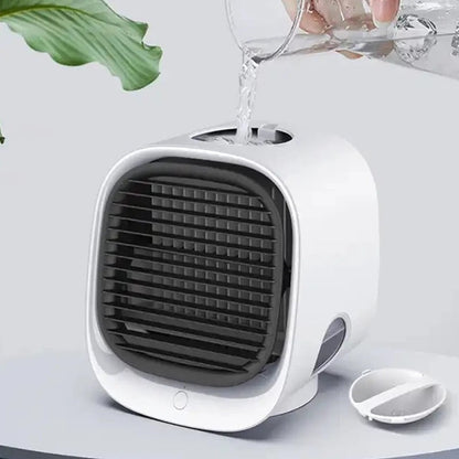 Portable Air Conditioner with Built-in Humidifier and Water Tank for Small Rooms