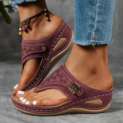 Image of Melanie | Women's Comfort Wedge Sandals