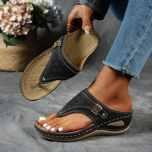 Image of Melanie | Women's Comfort Wedge Sandals