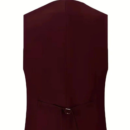 A premium slim fit double-breasted 3-piece suit with waistcoat, designed for the modern man.