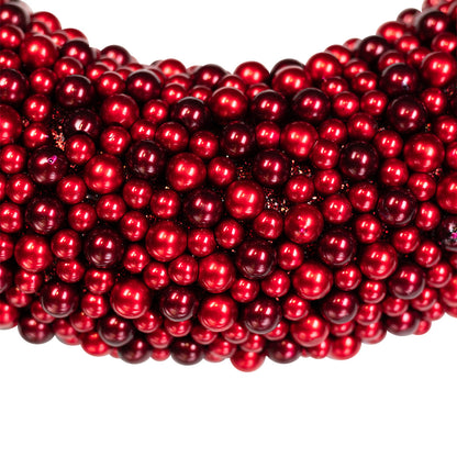 Crimson Berry Holiday Wreath with Sparkle Backing 20 Inch Unlit