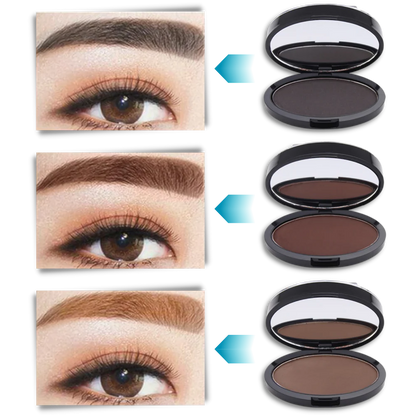 Eyebrow Stamp Kit with Dual Stamps and Powder, 3 Shades