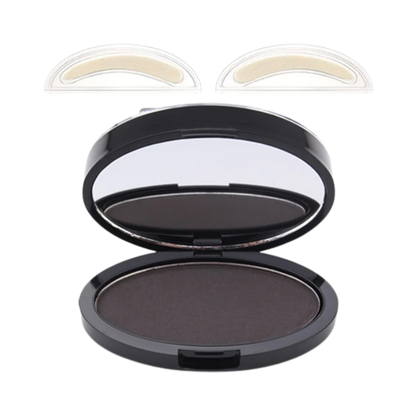 Eyebrow Stamp Kit with Dual Stamps and Powder, 3 Shades