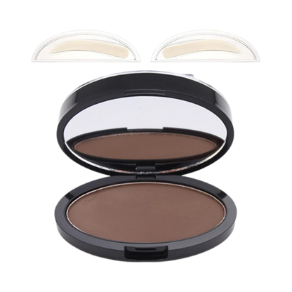 Eyebrow Stamp Kit with Dual Stamps and Powder, 3 Shades