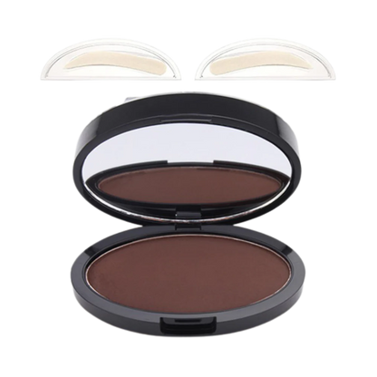 Eyebrow Stamp Kit with Dual Stamps and Powder, 3 Shades