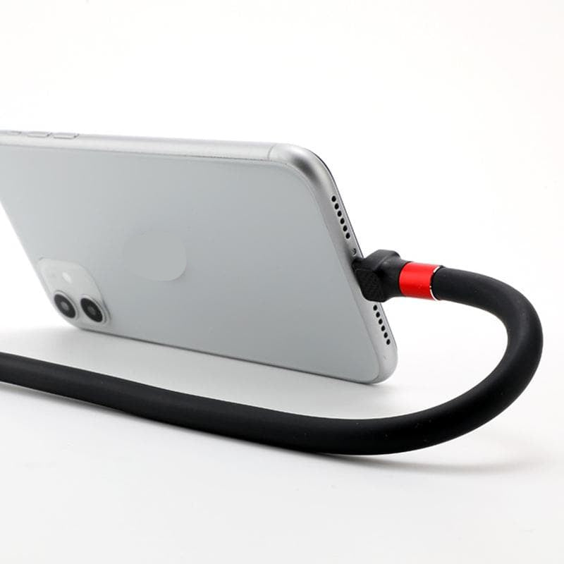 Universal Phone Holder with Integrated Cable Management