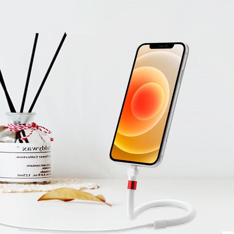 Universal Phone Holder with Integrated Cable Management