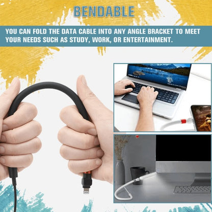 Universal Phone Holder with Integrated Cable Management