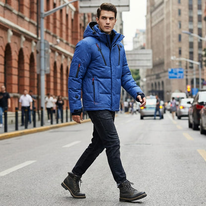 Lightweight Thermal Duck Down Puffer Jacket For Winter