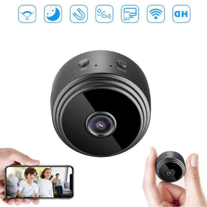 Compact WiFi Security Camera with HD Night Vision