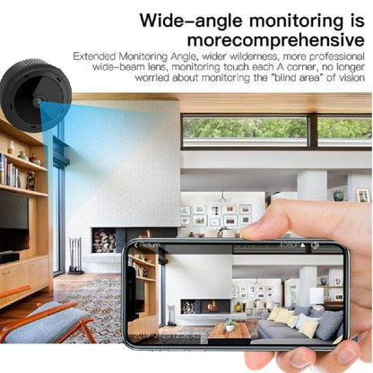 Compact WiFi Security Camera with HD Night Vision
