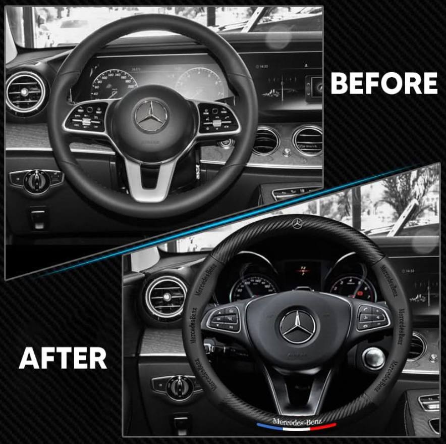 Steering Wheel Cover for Enhanced Comfort and Non-Slip Control