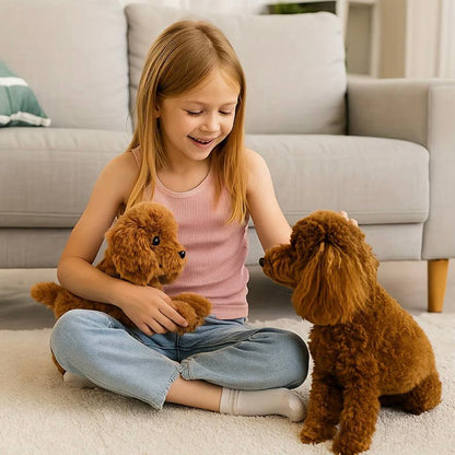 Realistic Teddy Bear Plush Dog Toy for Kids