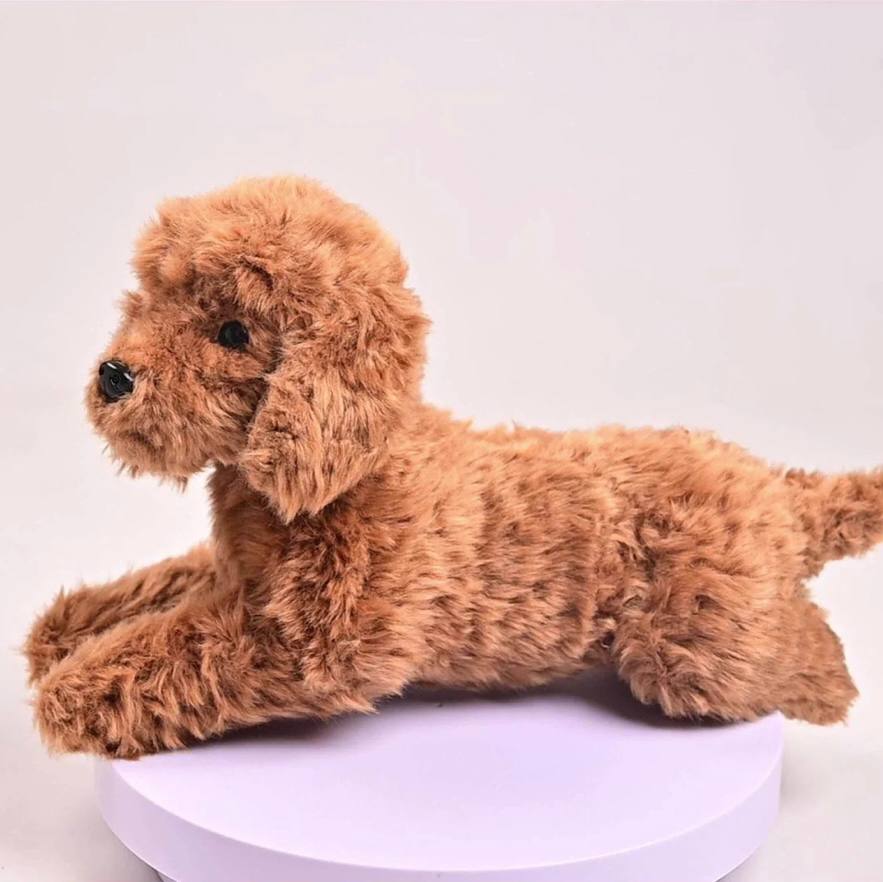 Realistic Teddy Bear Plush Dog Toy for Kids