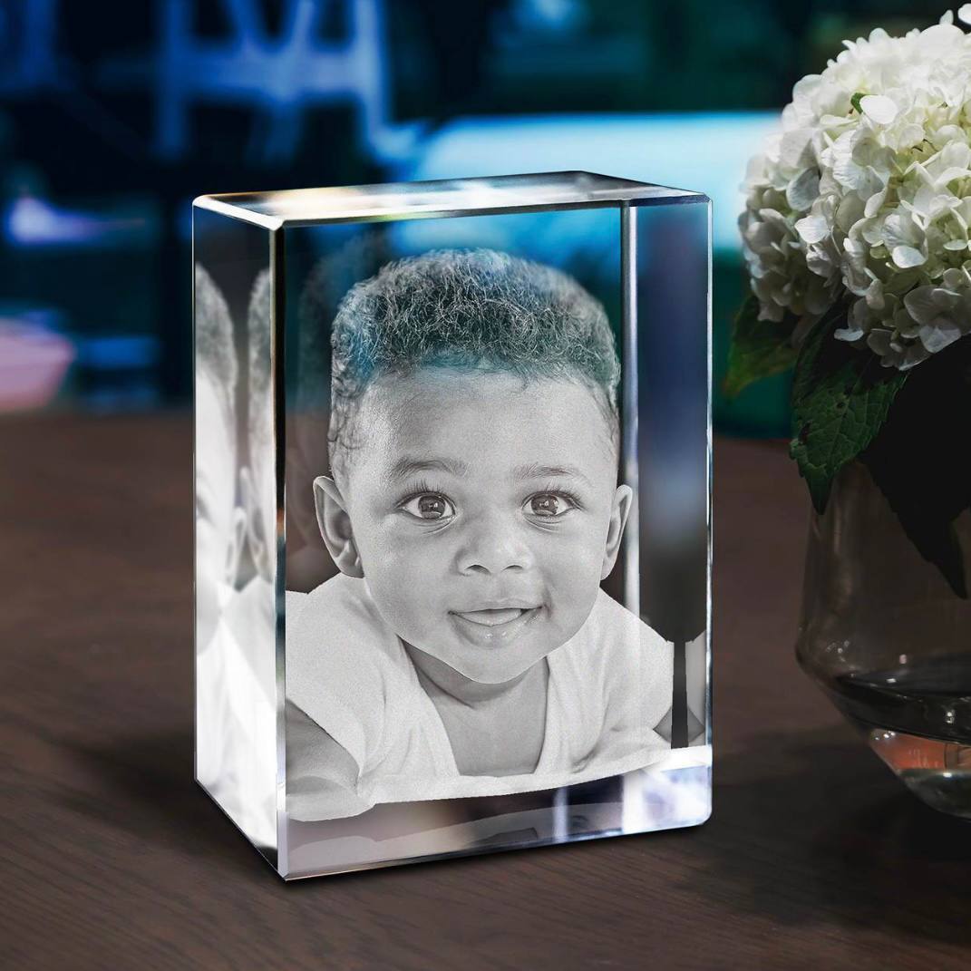 Personalized Crystal Photo Keepsake for Pet Memory
