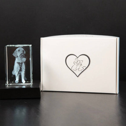 Personalized Crystal Photo Keepsake for Pet Memory