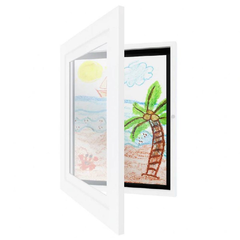 A4 Artwork Frame for Kids Drawings, Storage up to 150 Pages