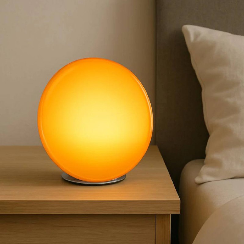 Sunrise Alarm Clock with Sunset Simulation, Bluetooth, App Control, FM Radio and USB Port